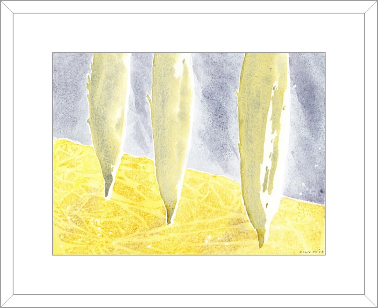 Three Cyprus Trees