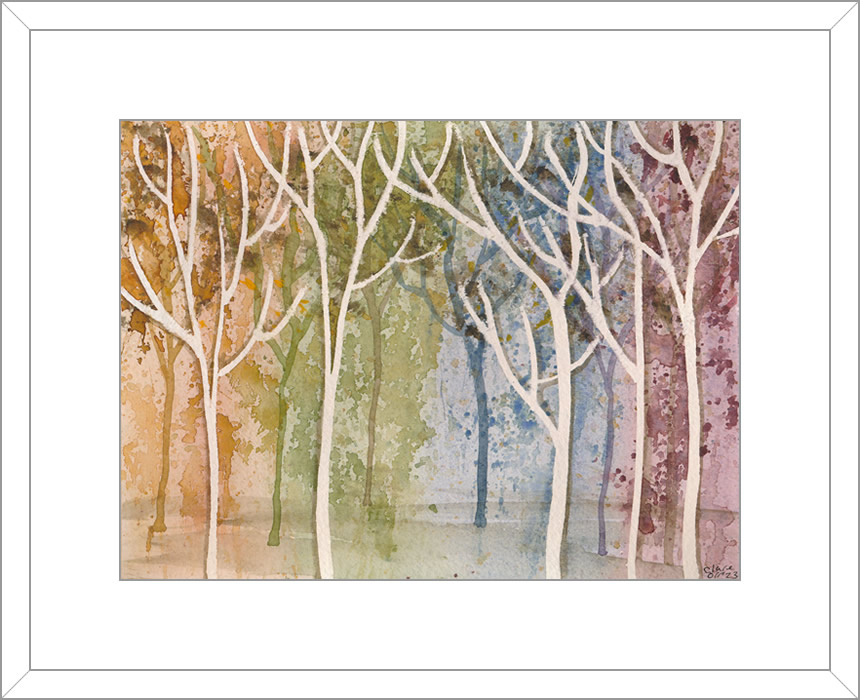 Rainbow wood